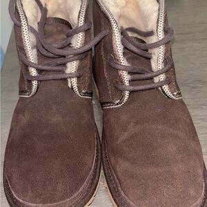 UGG Brown Suede Women's Ankle Boots